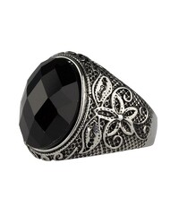 Ring Schwarze Blume Edelstahl - vergleichen und günstig kaufen